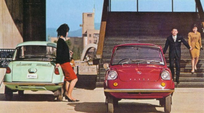 Colori Mazda: una storia di forme in movimento - image Mazda-R360-Coupe-1960-1-660x365 on https://motori.net