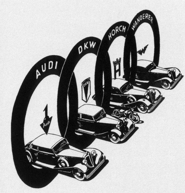 Quando Opel Rekord inventò un segmento - image Audi-logo- on https://motori.net