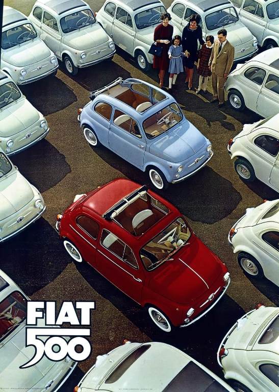 La falsa partenza della Fiat 500 - image Fiat-500-NormaleTrasformabile on https://motori.net
