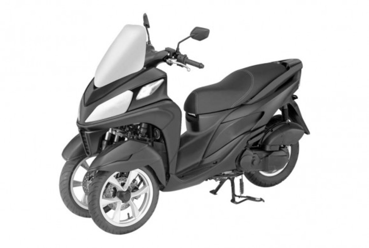 Yamaha скутер 125 трицикл